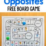 Free Opposites Printable Board Game