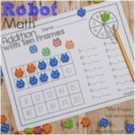 Robot Themed Math Printables