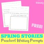 Preschool Writing Prompt Printables