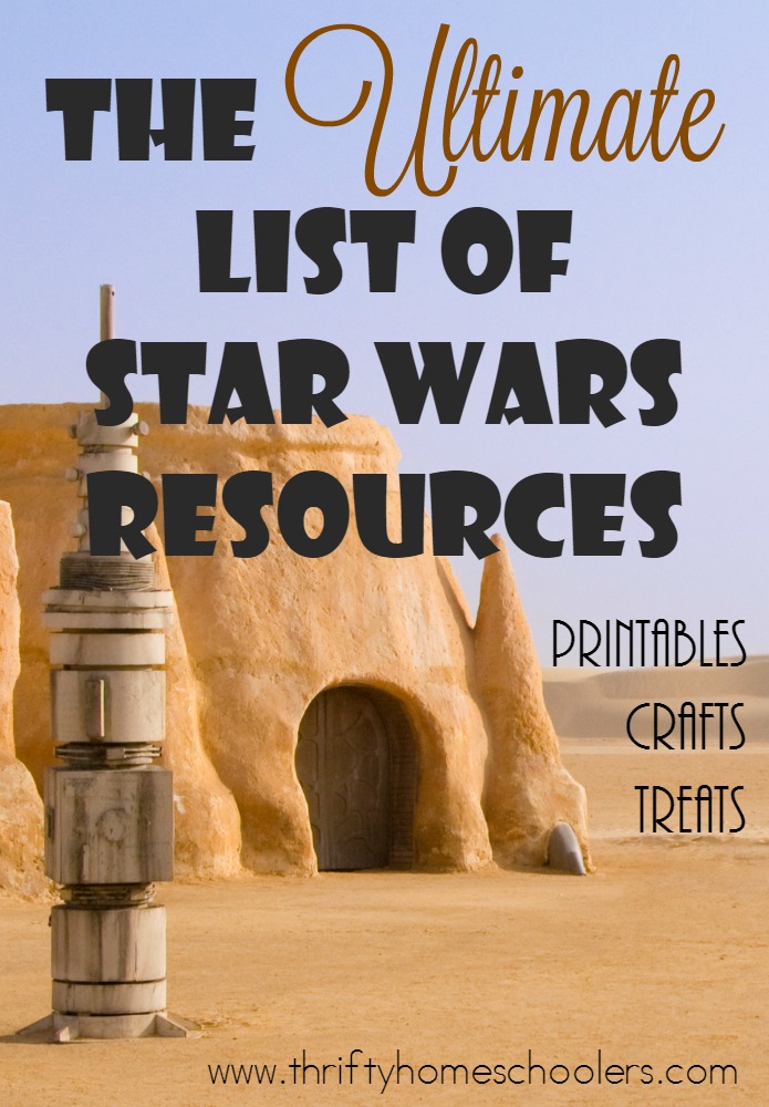 If you love Star Wars as much as we do, these resources will be perfect for any day, especially Star Wars Day. Browse hundreds of printables, crafts and recipes to for the ultimate celebration on May 4th. :: www.thriftyhomeschoolers.com