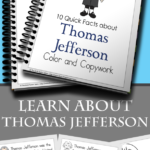 Free Thomas Jefferson Facts Color & Copywork Pack