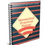Free Homeschool Preschool Planner