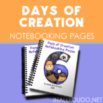Free Bible Creation Notebooking Pages