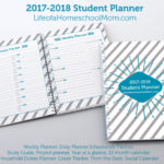 LIMITED TIME FREEBIE: 2017-2018 Homeschool Student Planner