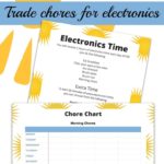 Summer Chore Chart Printables