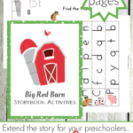 Free Big Red Barn Storybook Activities