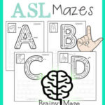 Free ASL Alphabet Mazes