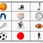 Printable Sports Grid Game for Preschoolers