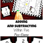 Printable Addition & Subtraction within 5 Game
