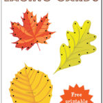 Fall Leaf Lacing Printables