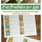 Fall Printables for Kids – Montessori-Inspired Handwriting Pages