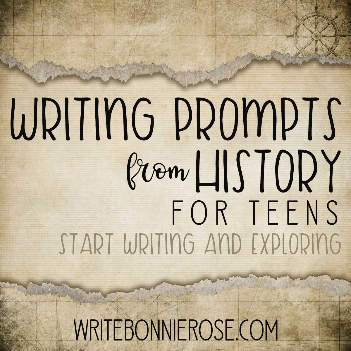 Bring History to life in a whole new way with these History Writing Prompts for Teens! :: www.thriftyhomeschoolers.com