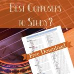 Best Composers to Study Printable + Giveaway
