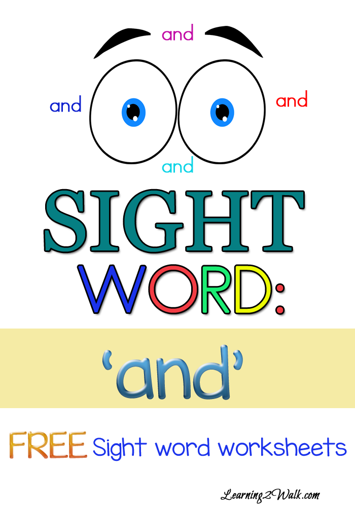If you need some extra sight word practice with your little one, grab these FREE sight word worksheets for "and". :: www.thriftyhomeschoolers.com