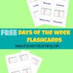 Printable Days of the Week Flashcards