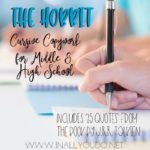 Free Cursive Copywork for “The Hobbit”