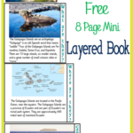 Free South America Mini Layered Book