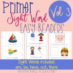 Free Primer Sight Word Readers – Vol 3