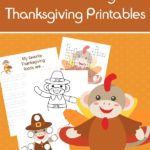 Free Sock Monkey Thanksgiving Printable Pack