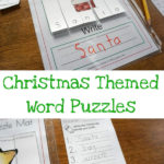 Free Christmas Themed Word Puzzles