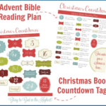 Free Advent Bible Reading Plan & Book Countdown Tags