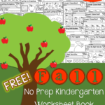 Free Fall No-Prep Kindergarten Workbook
