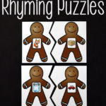 Gingerbread Rhyming Puzzles