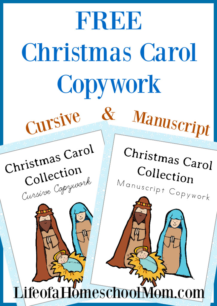 Kids can learn the words to 5 Christmas Hymns with this printable copywork pack! The pack includes copywork for Away in a Manger, We Three Kings, Angels We Have Heard on High, The First Noel and Silent Night. :: www.thriftyhomeschoolers.com