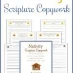Free Nativity Scripture Copywork