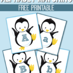 Free Printable Penguin Alphabet Matching