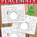 Free Christmas Themed Placemats
