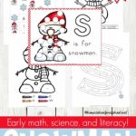 Free Snowman Preschool Learning Pack