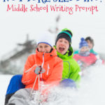 No More Sledding Middle School Writing Prompt