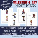 Free Valentine’s Day Emergent Readers