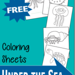 Under the Sea Coloring Sheet Freebies