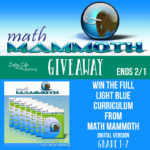 Time Sensitive: Full Light Blue Math Curriculum from Math Mammoth Giveaway