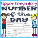 Free Upper Elementary Number of the Day Printables