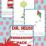Seuss Inspired Penmenship Printables (PreK-Middle School)