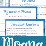 Moana Movie Unit Study ~ Free Printables