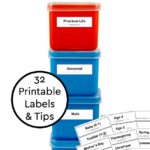 Organize Montessori Materials at Home + Printable Montessori Labels
