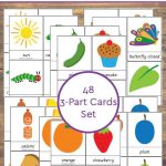Free Hungry Caterpillar Printable 3-Part Cards
