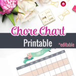 Editable Chore Chart Printable