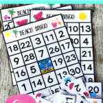 Free Beach Bingo Game Printable