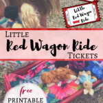 Wagon Ride Pretend Play Tickets